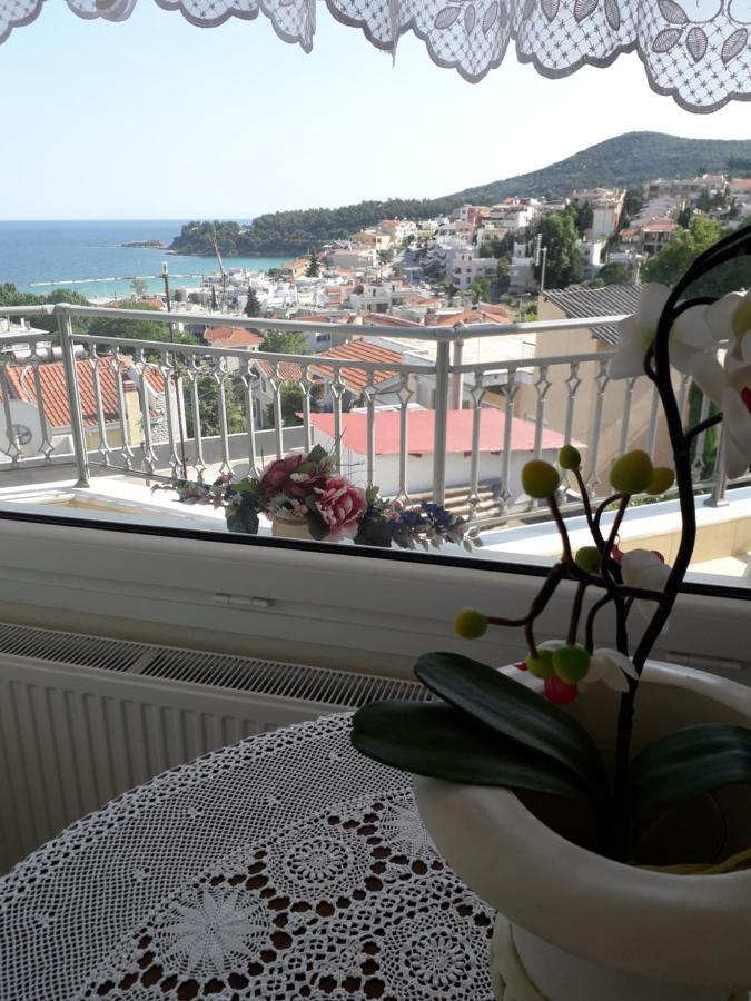 Great Sea View Apartment كافالا المظهر الخارجي الصورة