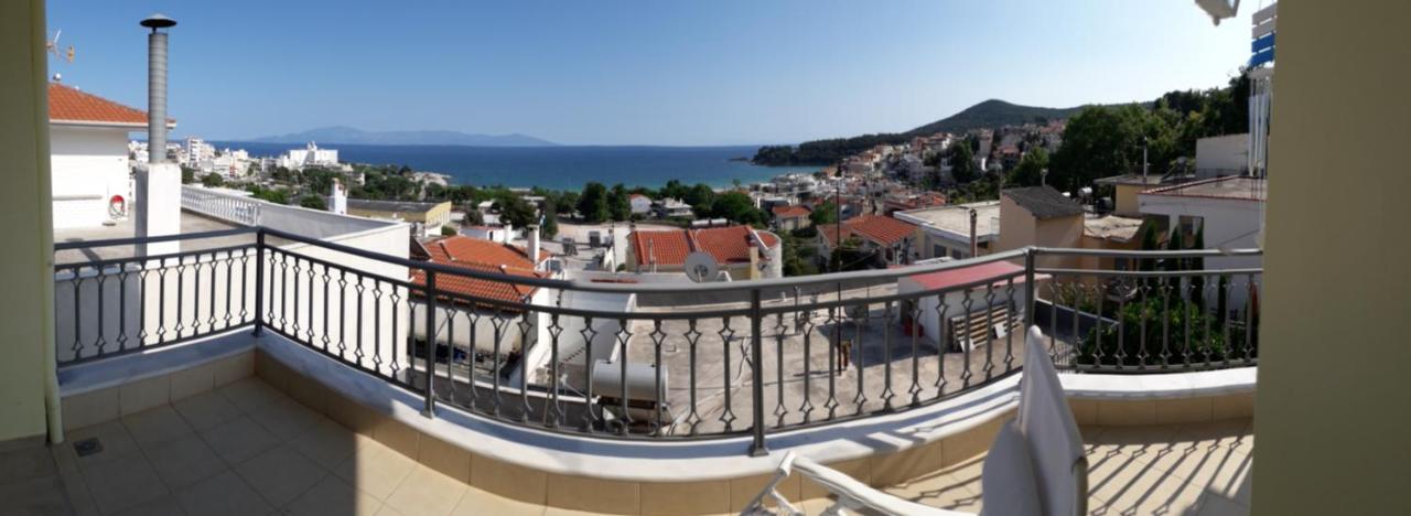 Great Sea View Apartment كافالا المظهر الخارجي الصورة